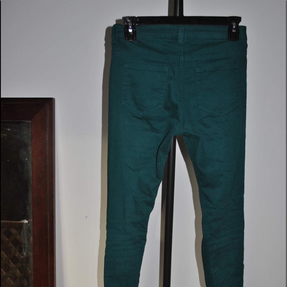 Green skinnies